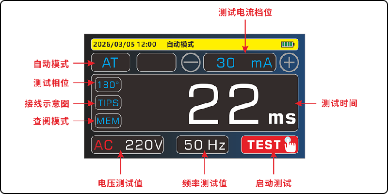 ETCR8650自动模式界面.png
